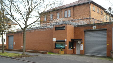 Frontansicht der JVA Gießen